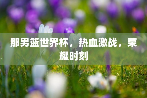 那男篮世界杯，热血激战，荣耀时刻