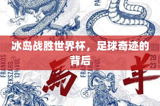 冰岛战胜世漯河市盈旭机械设备有限公司界杯，足球奇迹的背后