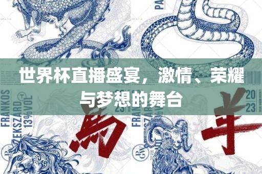 世界杯直播盛宴，激情、荣耀与梦想的舞台