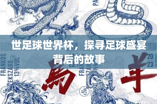 世足球世界杯，探寻足球盛宴背后的故事