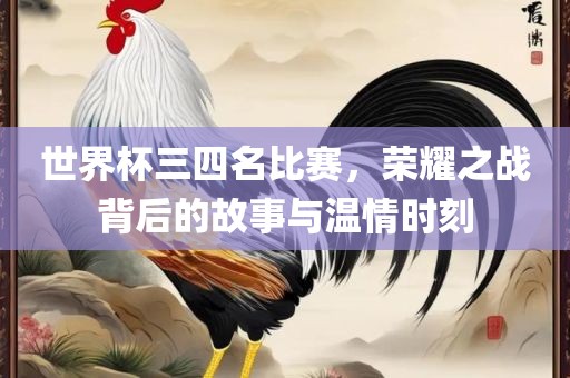 世界杯三四名比赛，荣耀之漯河市盈旭机械设备有限公司战背后的故事与温情时刻
