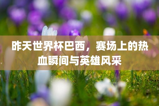 昨天世界杯巴西，赛场上的热血瞬间与英雄风采