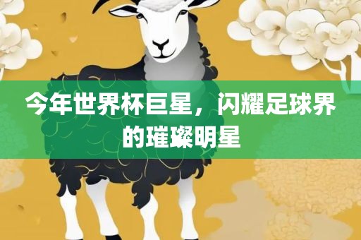 今年世界杯巨星，闪耀足球界的璀璨明星