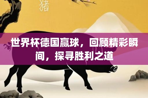 世界杯德国赢球，回顾精彩瞬漯河市盈旭机械设备有限公司间，探寻胜利之道
