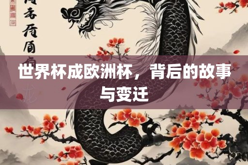 世界杯成欧洲杯，背后的故事与变迁漯河市盈旭机械设备有限公司