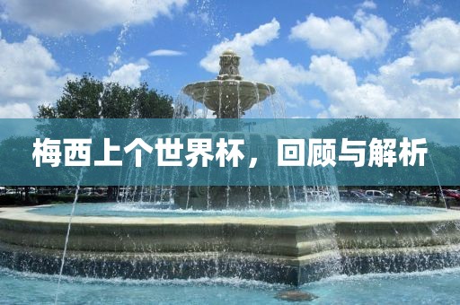 梅西上个世界杯，回顾与解析漯河市盈旭机械设备有限公司